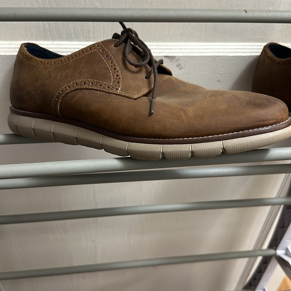 Johnston & Murphy Memory Foam. Plain Toe. Tan. Li… - image 4